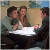 Mystic River : photo Kevin Bacon, Laura Linney, Sean Penn