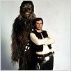Star Wars : Episode IV - Un nouvel espoir (La Guerre des étoiles) : photo George Lucas, Harrison Ford, Peter Mayhew