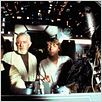Star Wars : Episode IV - Un nouvel espoir (La Guerre des étoiles) : photo Alec Guinness, George Lucas, Harrison Ford, Mark Hamill