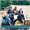 Nos jours heureux : photo Eric Toledano, Lannick Gautry, Marilou Berry, Olivier Nakache, Omar Sy