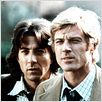 Les Hommes du Président : Photo Alan J. Pakula, Dustin Hoffman, Robert Redford