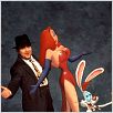 Qui veut la peau de Roger Rabbit ? : photo Bob Hoskins, Robert Zemeckis