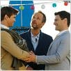 The New Normal : photo Andrew Rannells, John Benjamin Hickey, Justin Bartha