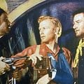 Le Fils du désert : photo Harry Carey Jr., John Ford, John Wayne, Pedro Armendariz
