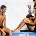 Swimming Upstream : photo Geoffrey Rush, Jesse Spencer, Russell Mulcahy, Tim Draxl