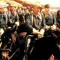 La Charge héroïque : photo John Agar, John Ford, John Wayne