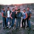 Outsiders : photo C. Thomas Howell, Emilio Estevez, Francis Ford Coppola, Matt Dillon, Patrick Swayze