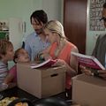 Knock Knock : Photo Aaron Burns, Daniel Baily, Ignacia Allamand, Keanu Reeves, Megan Baily