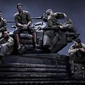 Fury : Photo Brad Pitt, Jon Bernthal, Logan Lerman, Michael Peña, Shia LaBeouf