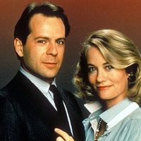 Clair de lune : photo Bruce Willis, Cybill Shepherd