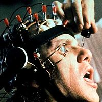 Orange mécanique : photo Malcolm McDowell, Stanley Kubrick
