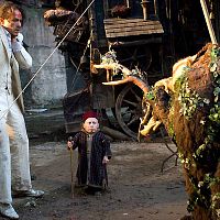L'Imaginarium du Docteur Parnassus : photo Heath Ledger, Terry Gilliam, Verne Troyer