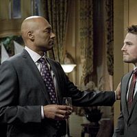 Photo Colin Salmon, Stephen Amell