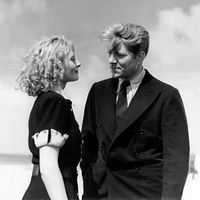 Remorques : Photo Jean Gabin, Michèle Morgan