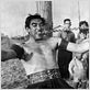 La Strada : photo Anthony Quinn, Federico Fellini
