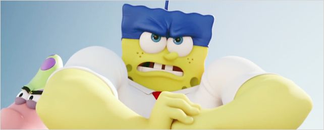 Bob l'éponge sort les muscles dans la bande-annonce Bob l'éponge sort les muscles dans la bande-annonce