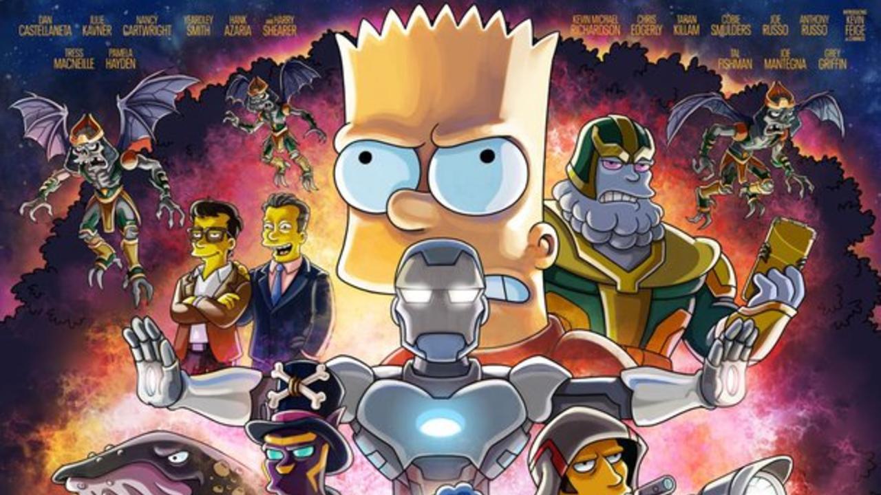 Avengers : les Simpsons parodient Infinity War sur l'affiche de leur épisode spécial