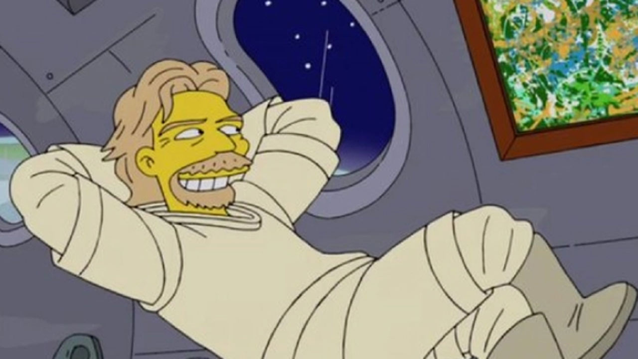 Les Simpson avaient prédit le voyage dans l'espace de Richard Branson... En 2014 !