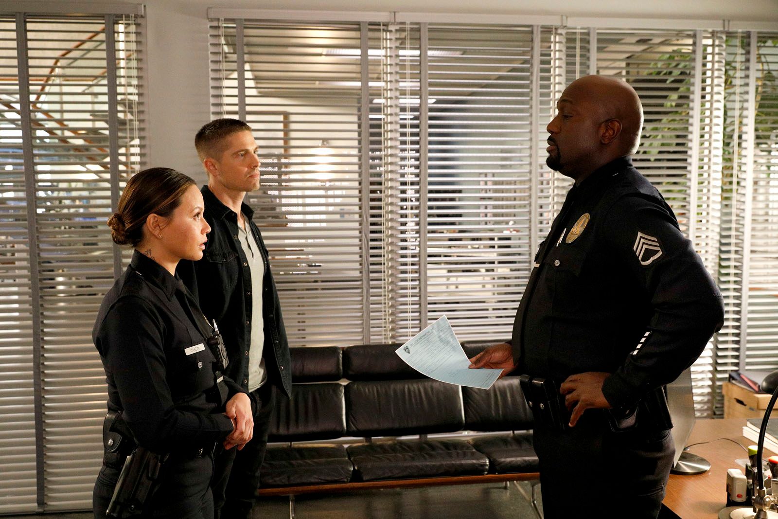 The Rookie le flic de Los Angeles Photo Eric Winter, Melissa O