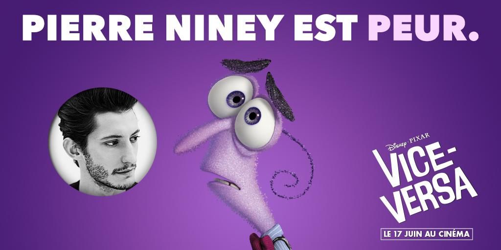 Vice Versa Pierre Niney et Mélanie Laurent donnent de la voix pour Pixar AlloCiné