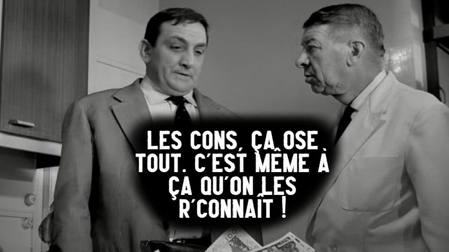 Michel Audiard 20 répliques culte du cinéma français