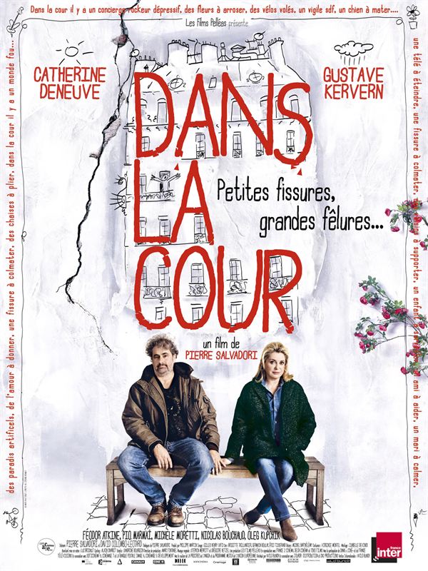 Dans la cour - Affiche