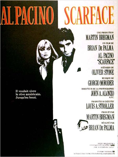 Scarface : affiche Al Pacino, Brian De Palma, Michelle Pfeiffer