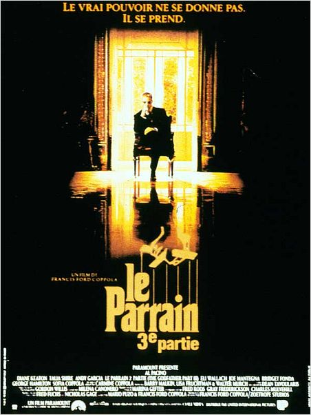 Le Parrain, 3e partie : affiche Al Pacino, Francis Ford Coppola