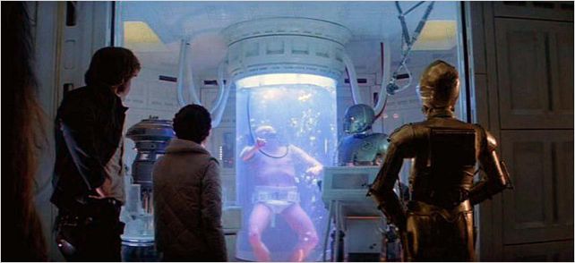 Star Wars : Episode V - L'Empire contre-attaque : Photo Anthony Daniels, Carrie Fisher, George Lucas, Harrison Ford, Irvin Kershner