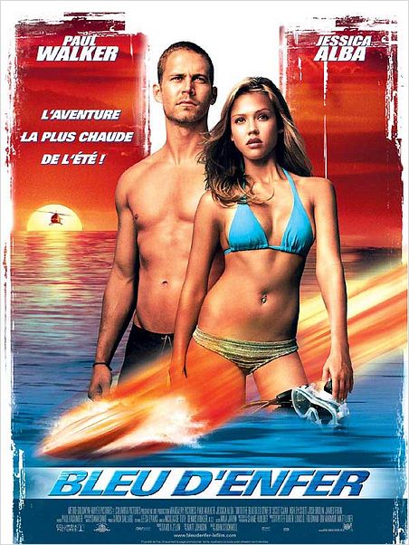 Bleu d'enfer : affiche John Stockwell