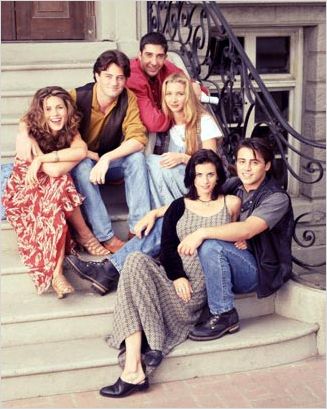 Friends : photo Courteney Cox, David Schwimmer, Jennifer Aniston, Lisa Kudrow, Matt LeBlanc