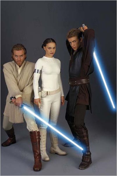 Star Wars : Episode II - L'Attaque des clones : Photo Ewan McGregor, George Lucas, Hayden Christensen, Natalie Portman