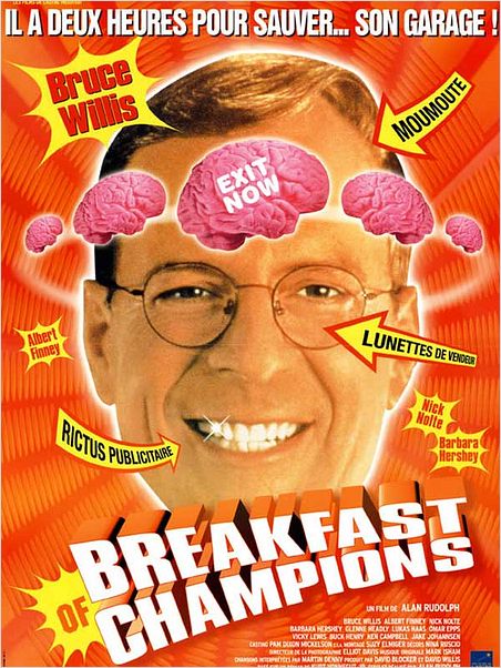 Breakfast of Champions : affiche Alan Rudolph, Bruce Willis