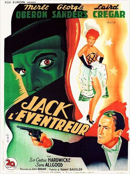 Jack l'éventreur : affiche John Brahm