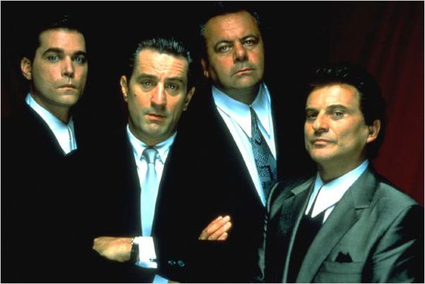 Les Affranchis : photo Joe Pesci, Martin Scorsese, Paul Sorvino, Ray Liotta, Robert De Niro