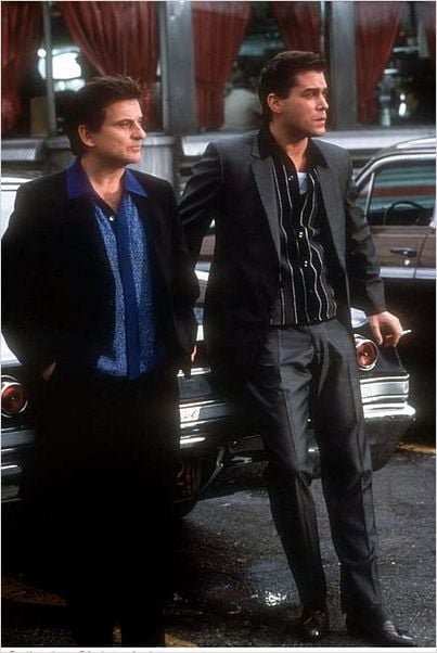Les Affranchis : photo Joe Pesci, Martin Scorsese, Ray Liotta