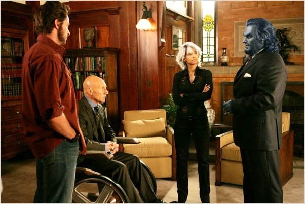 X-Men l'affrontement final : Photo Brett Ratner, Halle Berry, Hugh Jackman, Kelsey Grammer, Patrick Stewart