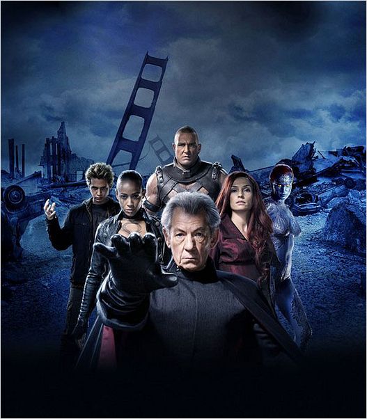 X-Men l'affrontement final : Affiche Aaron Stanford, Brett Ratner, Dania Ramirez, Famke Janssen, Ian McKellen