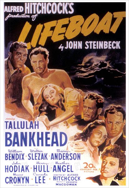 Lifeboat : photo Alfred Hitchcock, Heather Angel, Henry Hull, Hume Cronyn, John Hodiak