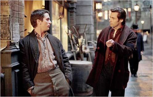 Le Prestige : Photo Christian Bale, Christopher Nolan, Hugh Jackman