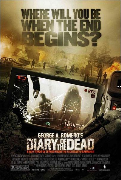 Diary of the Dead - Chronique des morts vivants : affiche George A. Romero