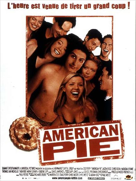 American Pie : Affiche Chris Klein, Chris Weitz, Jason Biggs, Paul Weitz, Seann William Scott
