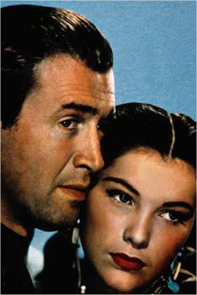 La Flèche brisée : Debra Paget, James Stewart La Flèche brisée : Debra Paget, James Stewart