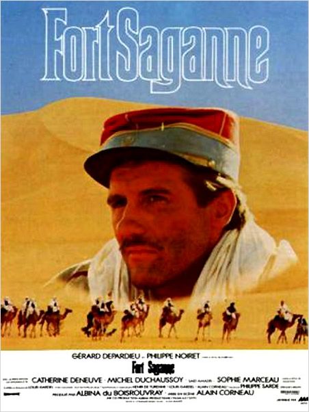 Fort Saganne : affiche Alain Corneau, Gérard Depardieu