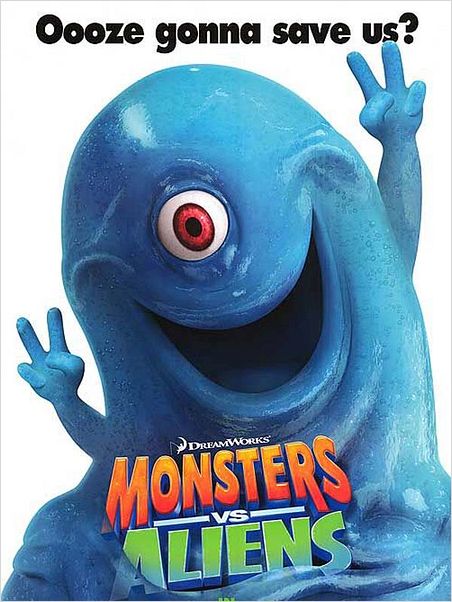 Monstres contre Aliens : affiche Conrad Vernon, Rob Letterman