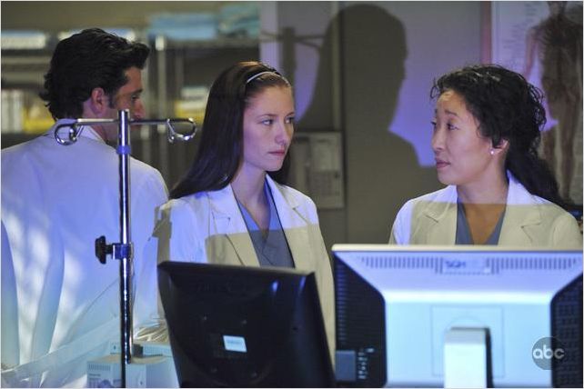 Grey's Anatomy : photo Chyler Leigh, Patrick Dempsey, Sandra Oh
