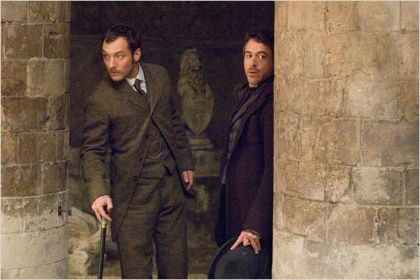 Sherlock Holmes : Photo Guy Ritchie, Jude Law, Robert Downey Jr.