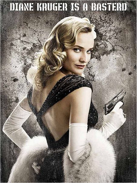 Inglourious Basterds : affiche Diane Kruger, Quentin Tarantino