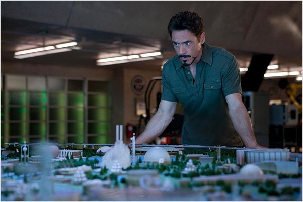 Iron Man 2 : Photo Jon Favreau, Robert Downey Jr.