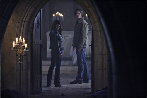 Supernatural : photo Genevieve Cortese, Jared Padalecki